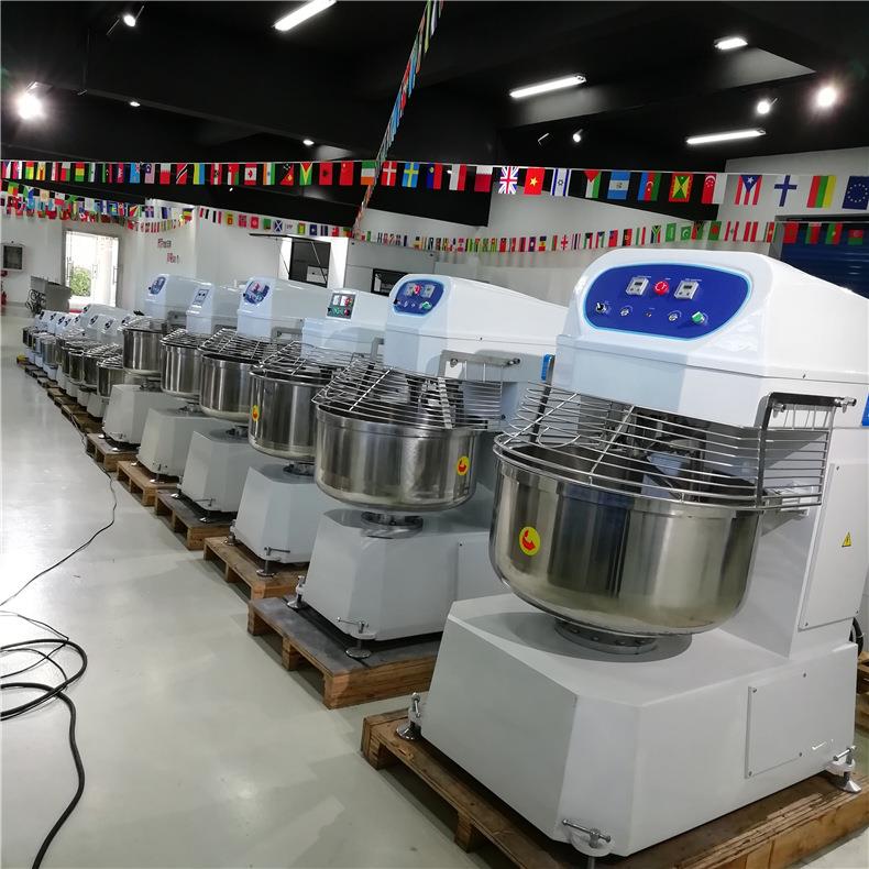 厂家直销100公斤75公斤双速双动立式大型商用和面机揉面搅拌机