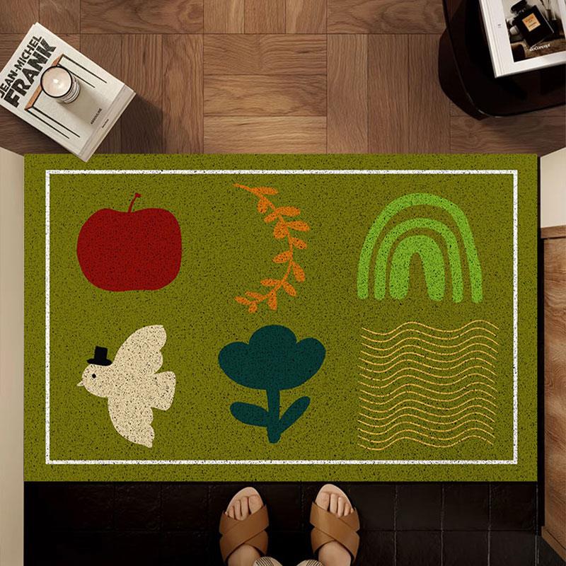 中古入户门丝圈地垫可裁剪可定制玄关门口进门门垫耐磨耐脏地垫