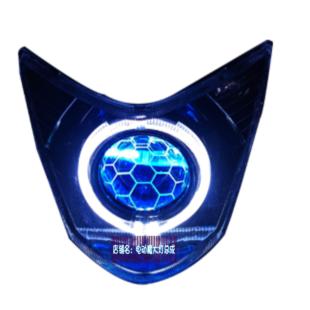 鬼一扇形镜激光LED大灯85W双光透镜总APP可调带散热风扇无损直上