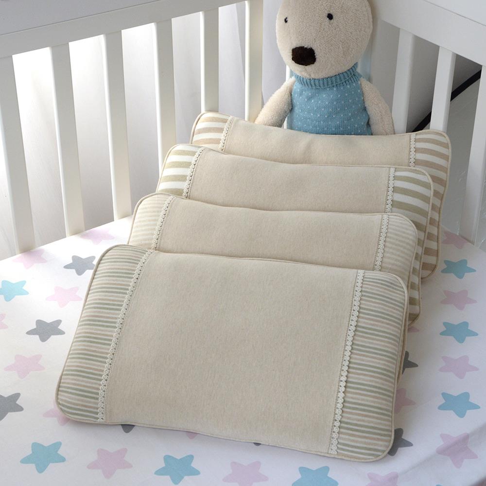 定制彩棉加长婴儿枕头0-1岁新生儿宝宝全棉1-3-6岁儿童幼儿园枕套