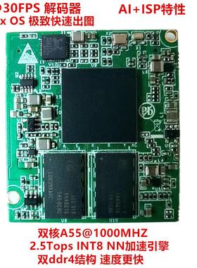 海思Hi3519DV500核心板IPC算力2.5T图像ISP 智能视频处理