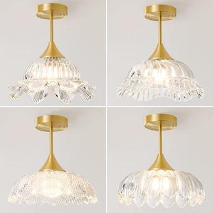 全铜走道灯法式进门入户玄关衣帽间阳台轻奢楼梯高级感人体感应灯