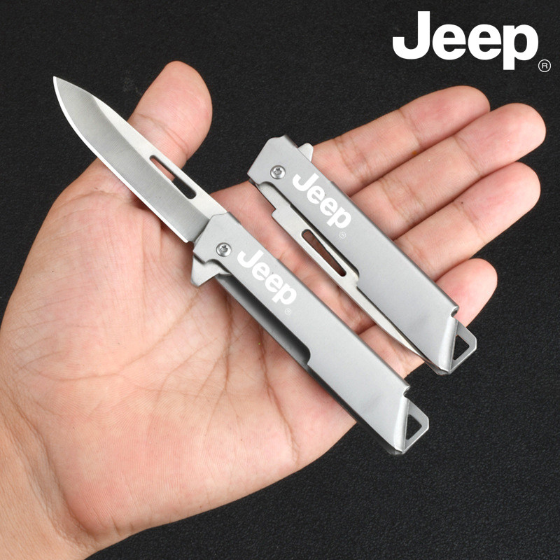 JEEP不锈钢折叠刀快开多功能刀