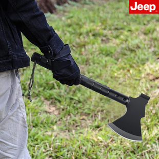 JEEP多功能工兵战术斧开山刃手斧头刀户外防身生存劈柴大砍营地斧
