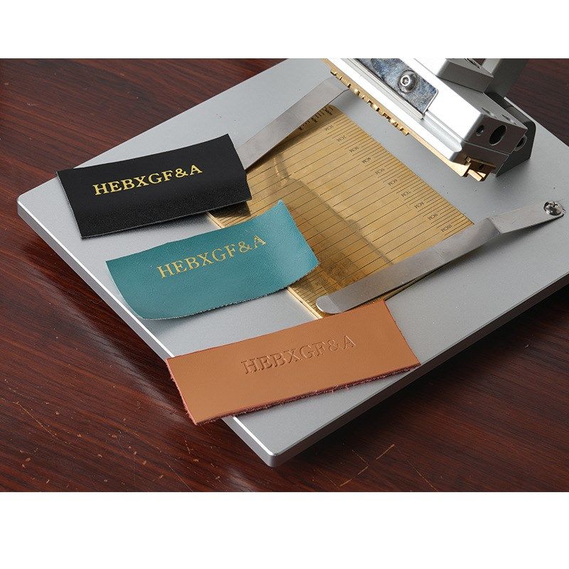 小型手动皮革黄版活字模手工皮具热压烫印机器数字字母烫金机