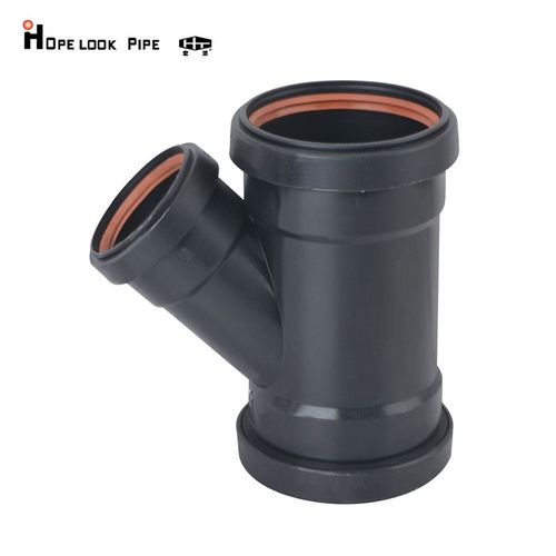 宏添静音排水管卫生间排水套餐 静音排水HDPE顺水三通110mm