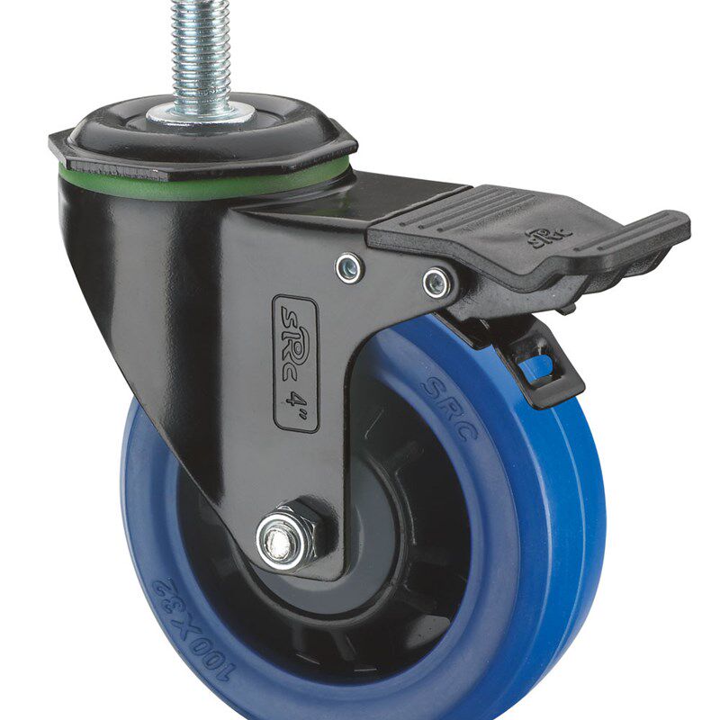 本地总代 中山向荣风火SRC 3 4寸5寸 丝杆安装 黑色聚氨酯脚轮