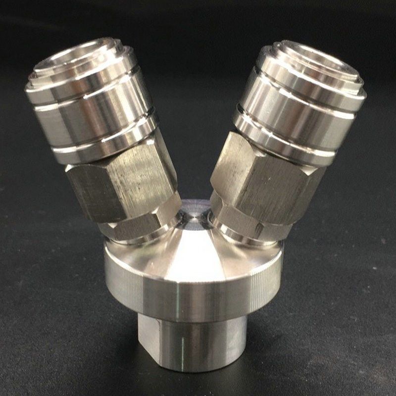 C式快速自锁气动接头圆三通圆二通气管快插工具空压机气泵配件