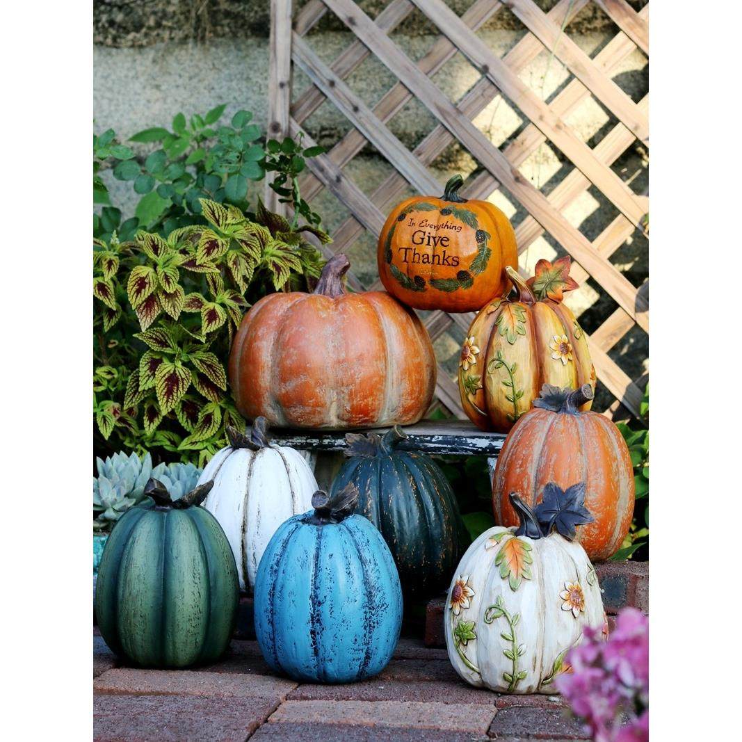 花园装饰庭院树脂大南瓜草装饰品覆古万圣节花园景观素描照片指南,家居饰品,装饰摆件,淘宝优惠券,粉丝福利购,淘宝优惠卷