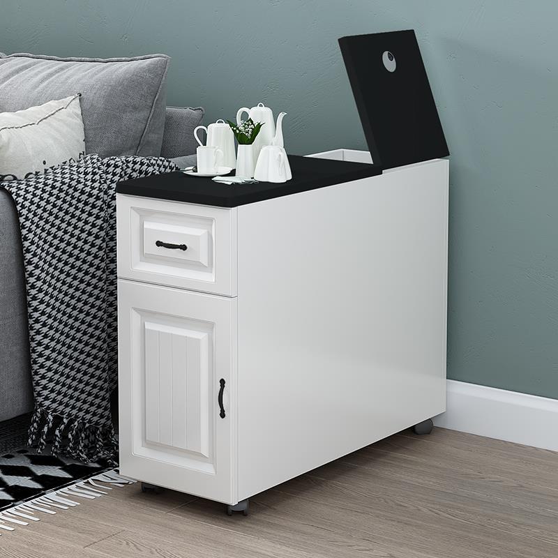 欧式客厅沙发边柜侧边几扶手柜缝隙储物柜茶几小户型可移动小茶桌