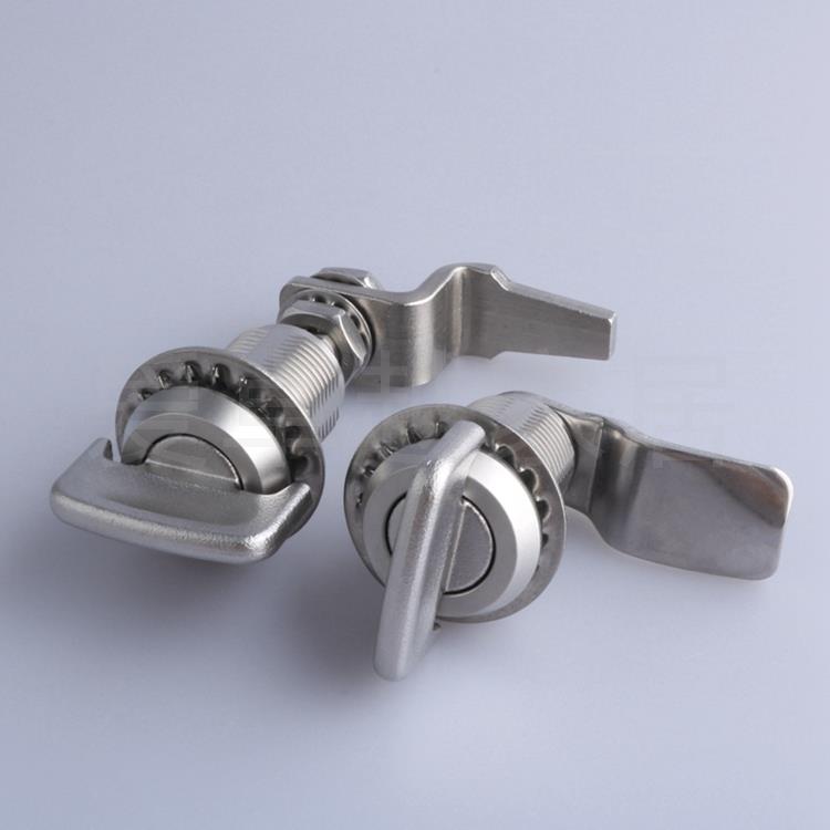 MS816-5S不锈钢304圆柱锁 旋钮伸缩锁配电箱机柜锁 高低压柜门锁