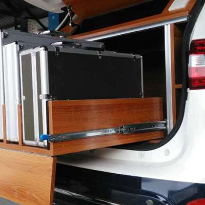 现货速发品16寸76宽重型滑轨 4m 牀用抽屉三节轨 工业货柜 机柜