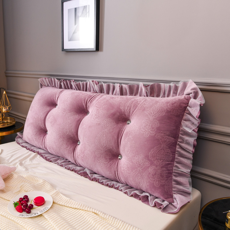 公主床上靠枕网红床头靠垫软包大靠背卧J室双人可拆洗床上沙发靠