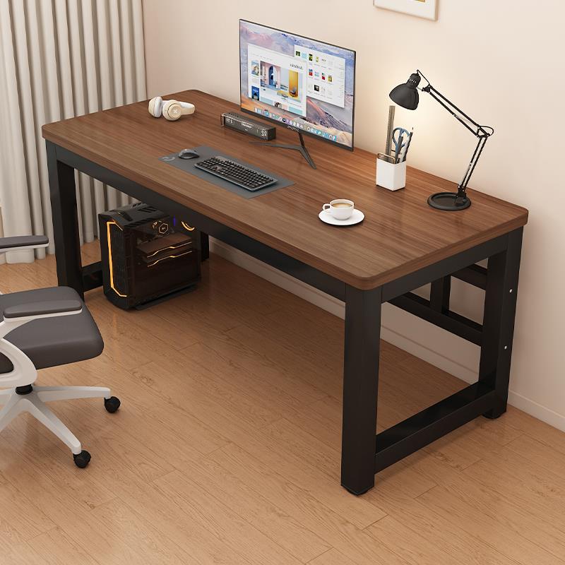 实木电脑桌台式家用电竞桌卧室长桌子工作台书桌学生学习桌办公桌