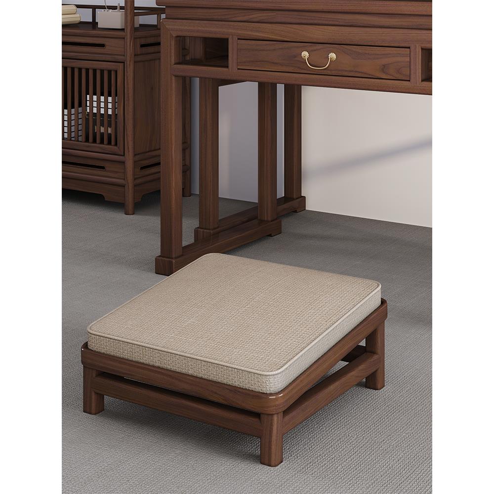 宏海全实木拜凳拜佛垫打坐跪垫礼佛寺庙道家磕头家用佛堂上香跪凳