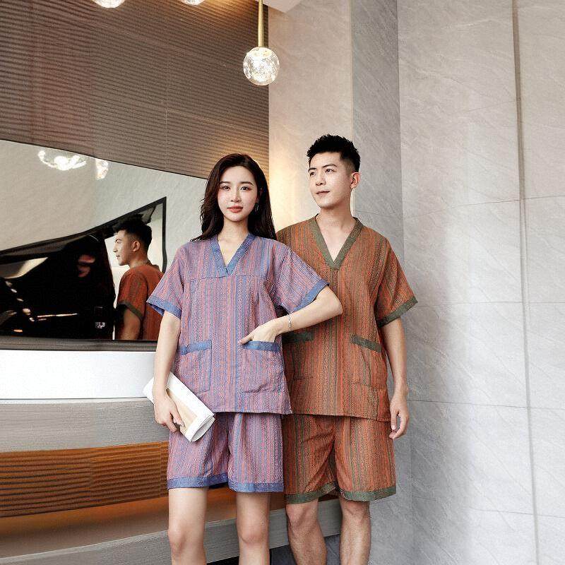 高档汗蒸服女洗浴服大码300斤男款浴裤足浴服桑拿按摩推拿理疗服,居家布艺,汗蒸服,淘宝优惠券,粉丝福利购,淘宝优惠卷