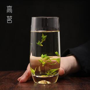 日式 茶杯单层家用耐高温水杯子 泡绿茶专用玻璃杯创意耐热男士 夏季