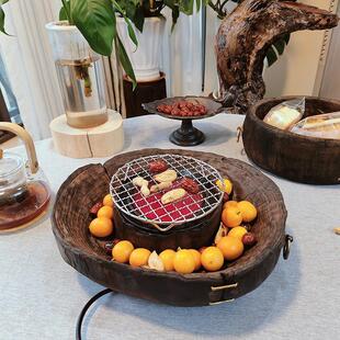 室内家用陶壶耐热玻璃煮茶壶中式 围炉煮茶电陶炉套装 罐罐茶煮茶器