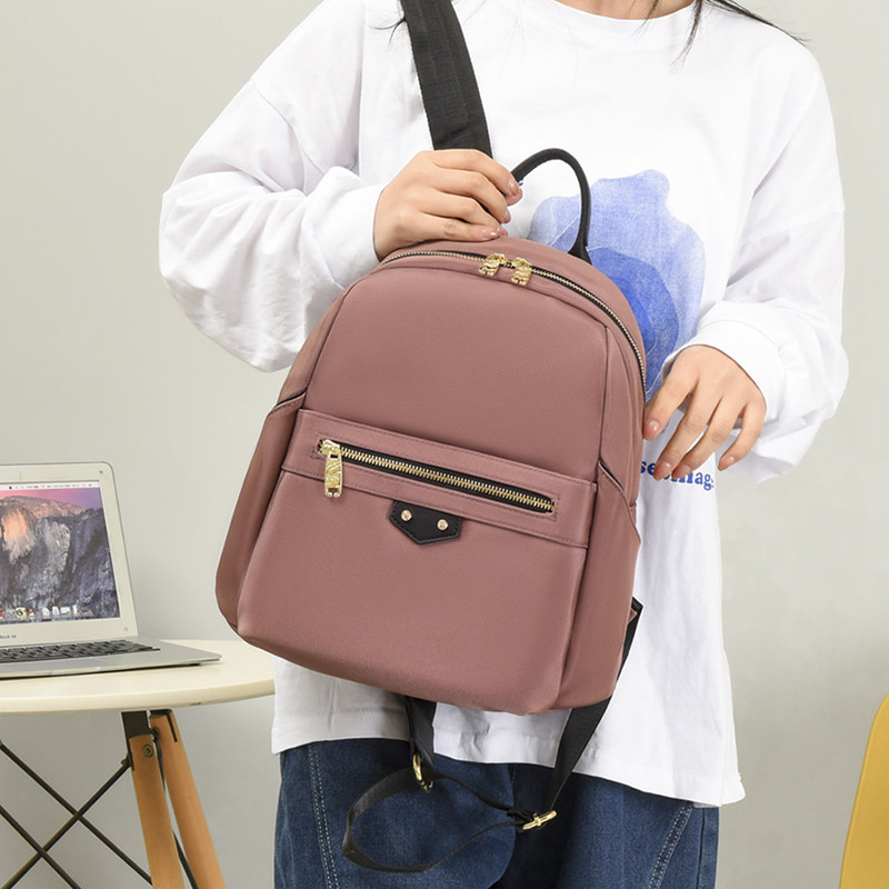 高颜值简约时尚双肩包大容量旅行通勤运动休闲包女士新款背包