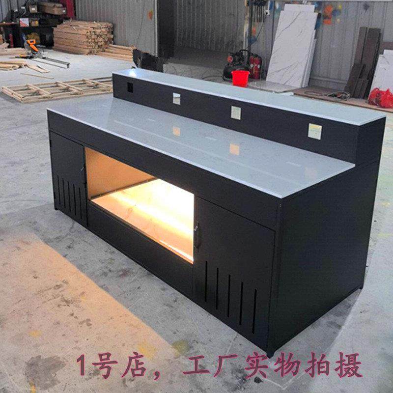 高档饭厅单位食堂酒店自助餐桌小料台取餐桌布菲菜品台冷餐水果台