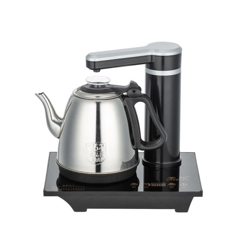 电热水壶自动上水加水抽水泡茶炉具304不锈钢烧水泡茶壶快速壶包