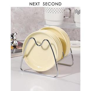 下一秒骨碟陶瓷吐骨碟收纳架子洗碗机家用桌面垃圾盘小吃碟子910