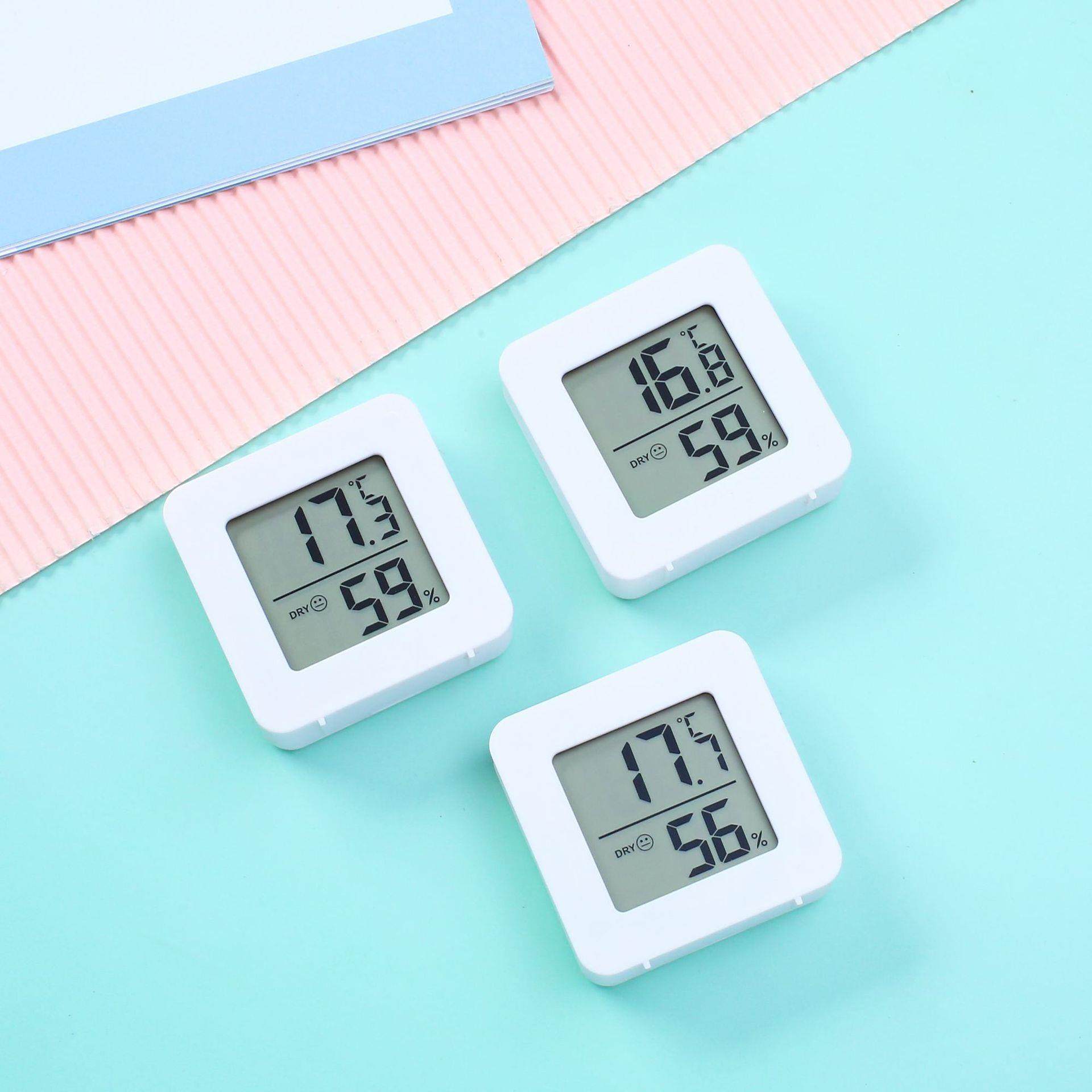 迷你温湿度计室内家居电子精准数显温度计爬宠婴儿房大屏幕温度表