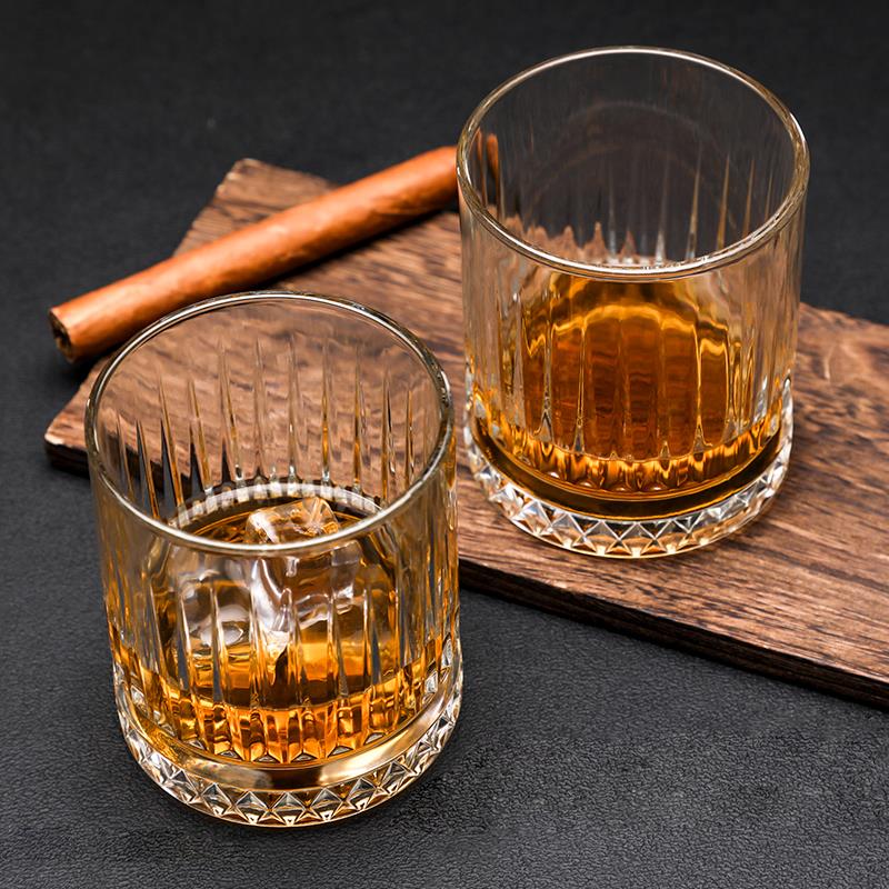 土耳其进口帕莎帕琦无铅玻璃刻花威士忌杯古典杯鸡尾酒杯洛克酒杯