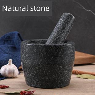 大蒜捣碎器石臼家用大蒜窝捣药罐捣碎器大蒜捣碎机大蒜削皮器石臼
