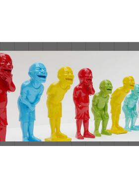 敏君抽象人雕塑摆件简约现代客厅家居装GD迎饰创意岳摆设潮流品宾