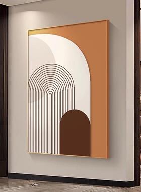 抽象客沙发挂背景墙装饰走画入户玄关画过道TZ-L-21廊高档肌理落