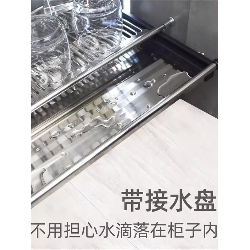 不锈钢厨排食CH5-SS00水架房储物盘架橱柜用品级加厚防霉小型家双