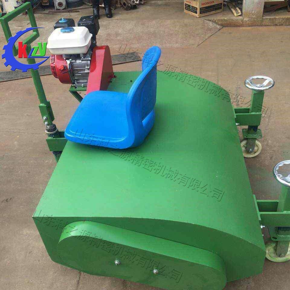 座驾式一体化梳草机 电动式草坪处理设备 校园跑道刷草清理机