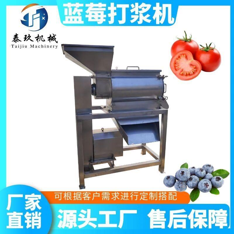 工业商用蓝莓西梅去皮去核机丹东草莓深加工机器番茄酱打浆生产线