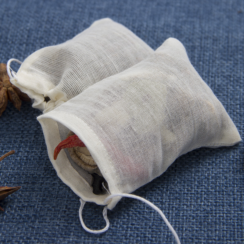 10个20*25cm卤料包隔渣袋子纯棉纱布煲汤袋泡酒过滤袋煎中药布袋