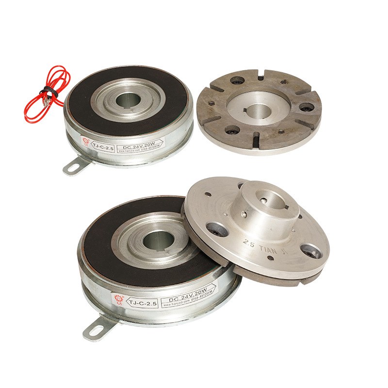 广东东莞电磁离合器生产TL-A2-0.6 摩擦式电磁离合器24V供应