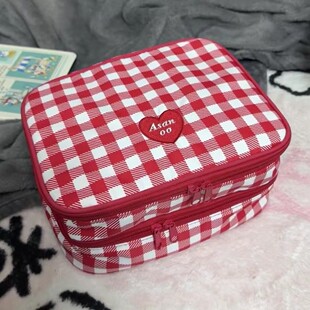 MAC同款化妆包大容量便携式多功能新款手提旅行高级双层化妆包