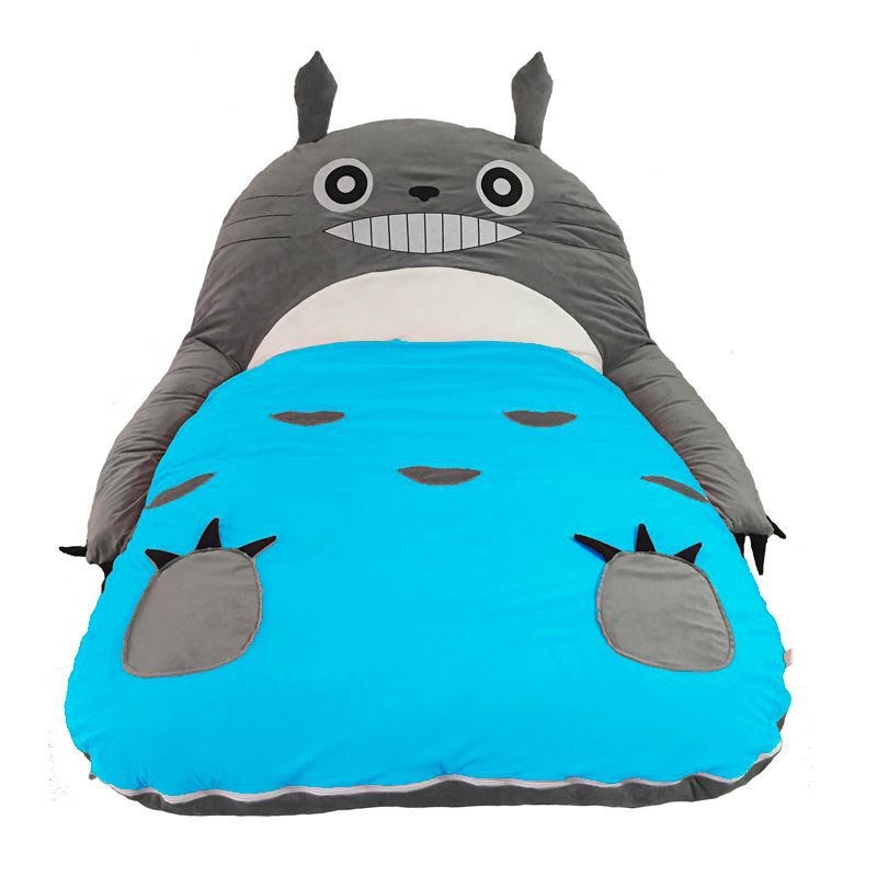 龙猫懒人沙发床卡通可爱榻榻米床垫折叠卧室单双人X加厚地铺睡垫