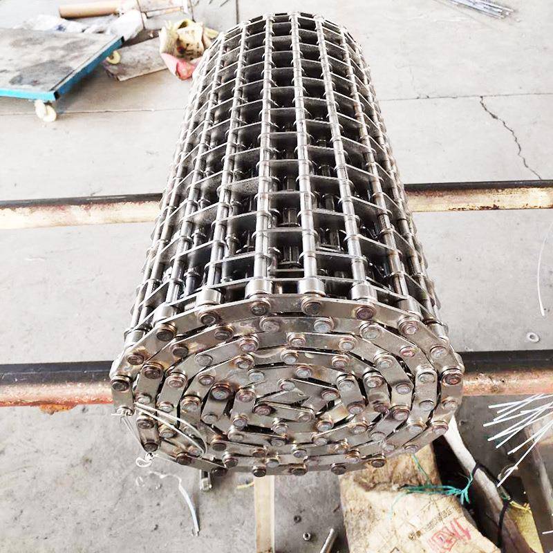 厂家304不锈钢链片式网带耐磨支轴链杆食品清洗传送网链定做