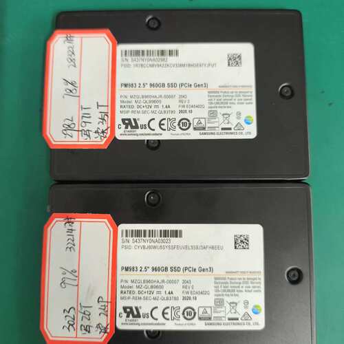 {议价}pm983 960G u.2 nvme