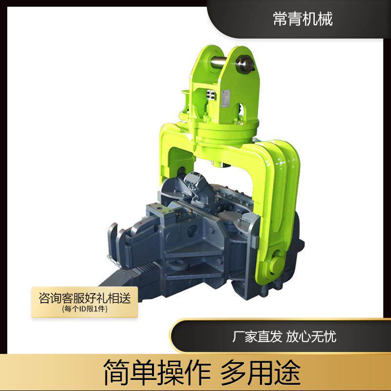 机械挖机属具打桩机液压地基防汛桥梁护栏波形装载式打桩机