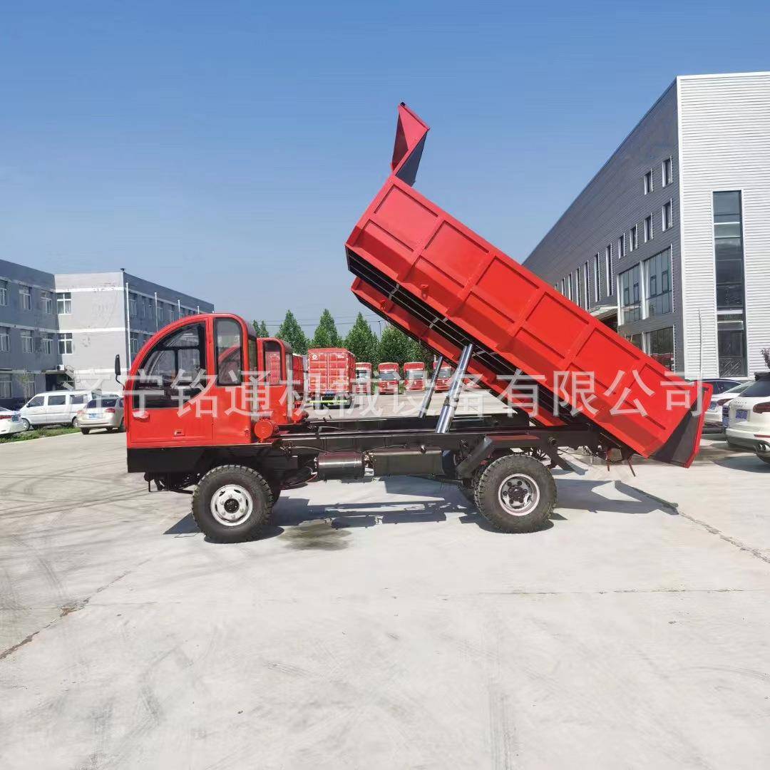 6吨工程翻斗车轮式农用拖拉机定制10吨建筑工地拉土车柴油发动机