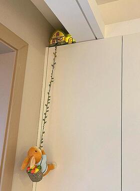 攀登小兔房间卧室装饰布置摆件氛围感玄关电视背景墙客厅入户门