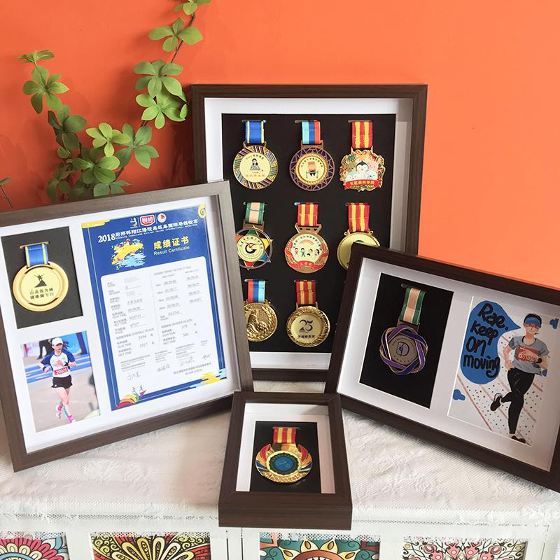 相框奖牌展示架马拉松奖牌展示架徽章框架奖牌存储创意相框表