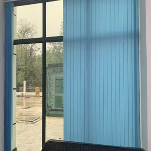 遮光电动卧室定制 办公室垂直帘竖百叶窗帘折帘手动隔断遮阳光竖式