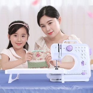 厂促SI6K505 家庭小型带多 可锁边 家用电动缝纫机吃厚裁缝台式