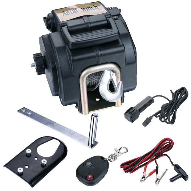 厂家直销12V/24V500磅电动船用绞盘高品质