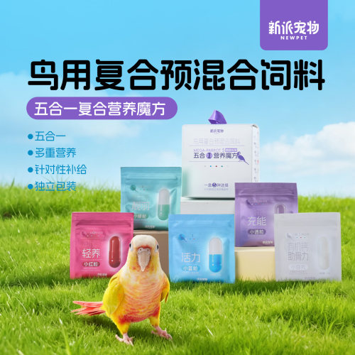 新派宠物鹦鹉益生菌电解质维生素