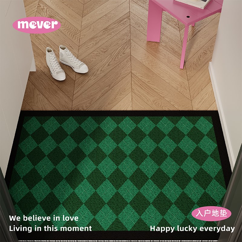 哈利波特复古中古风入户地垫丝圈防滑脚垫地毯进门垫玄.关门口门