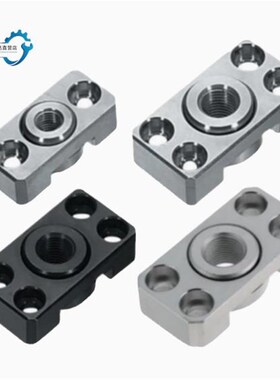 法兰安装浮动接头FJClFM/FJCF6/8/10/14/18/22/26气缸连接件